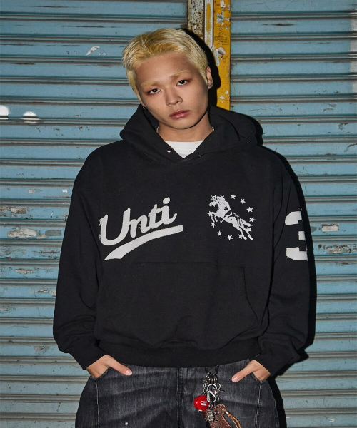 Худи Unicorn Varsity с эмблемой, Black