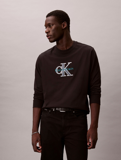 Мужская футболка CK 16S Jersey Tricolor Monologo 4RE257G UB1
