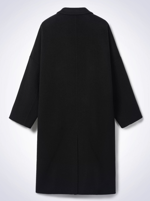 DOUBLE HANDMADE COAT BLACK