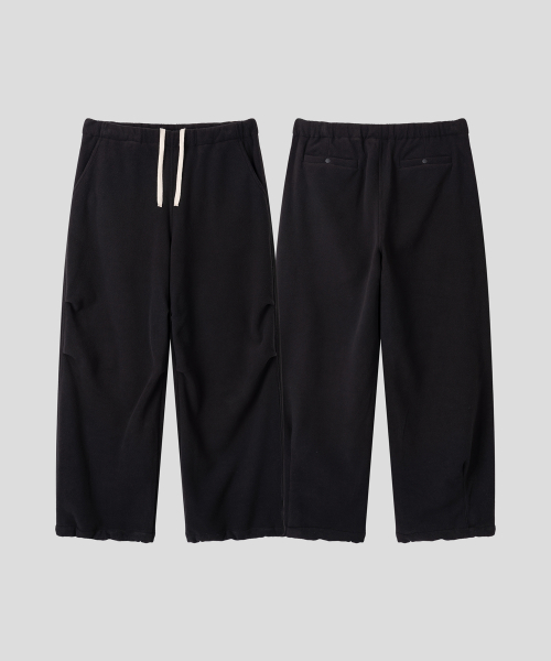 Гибридные флисовые брюки [Black]