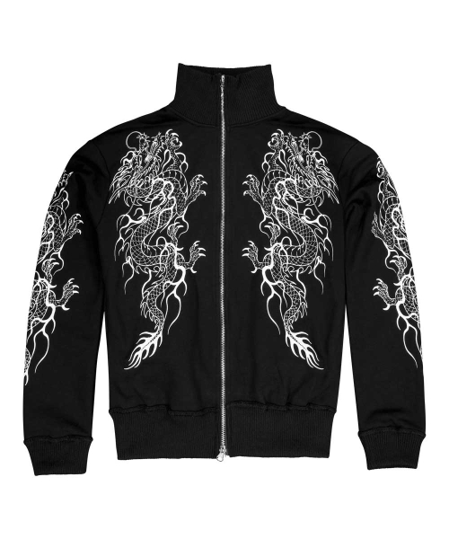 Dragon Track Jaket - black (принт)