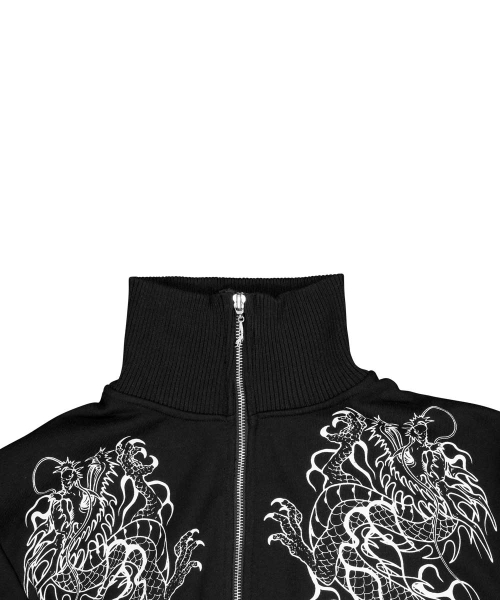 Dragon Track Jaket - black (принт)