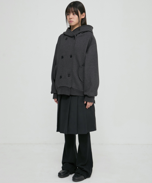 Double Hoodie (FL-101_Charcoal)