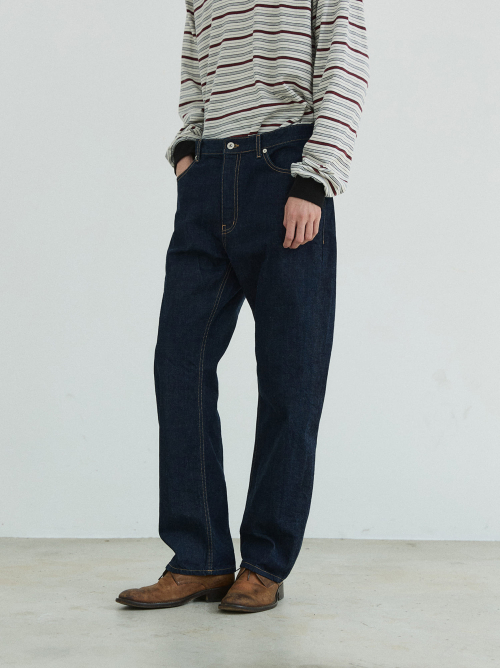 Regular Washed Denim - Raw Indigo