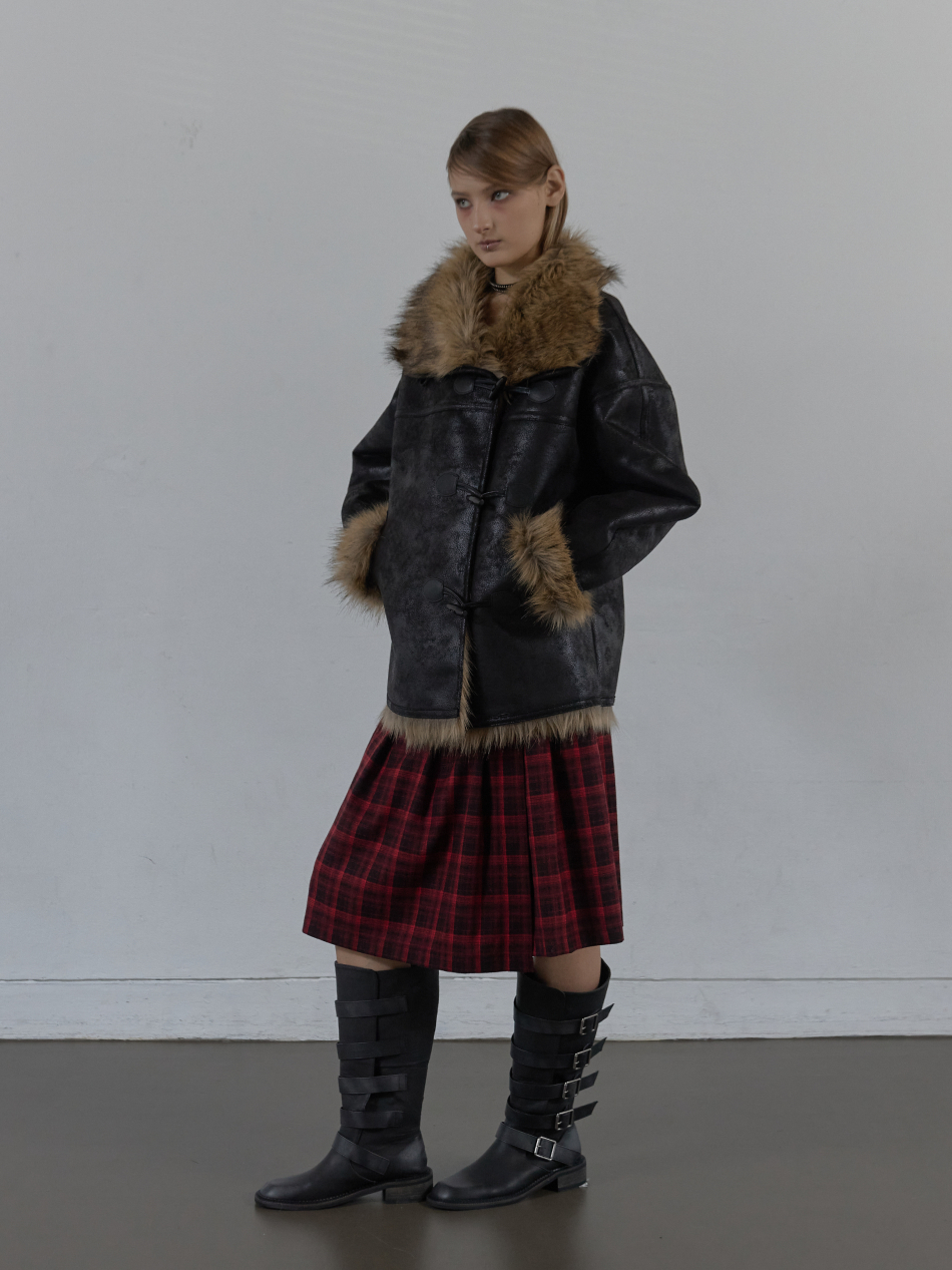 DUFFLE MUSTANG JACKET / BLACK | ファッション通販サイト NUGU