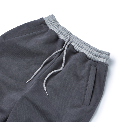 Star Applique Sweatpants (BLACK)