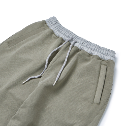 Star Applique Sweatpants (KHAKI)