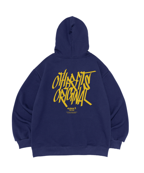 Худи Street Logo с начесом и без (Blue/Yellow)