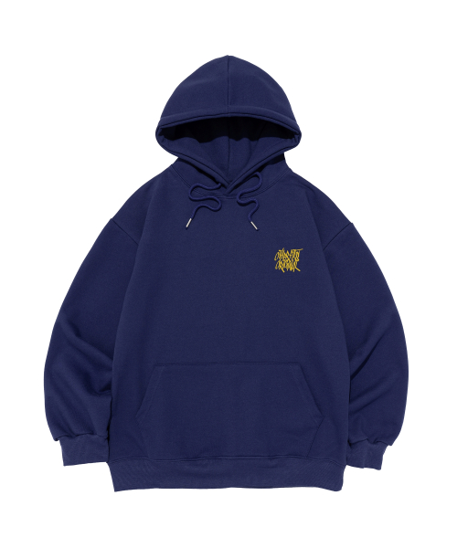Худи Street Logo с начесом и без (Blue/Yellow)
