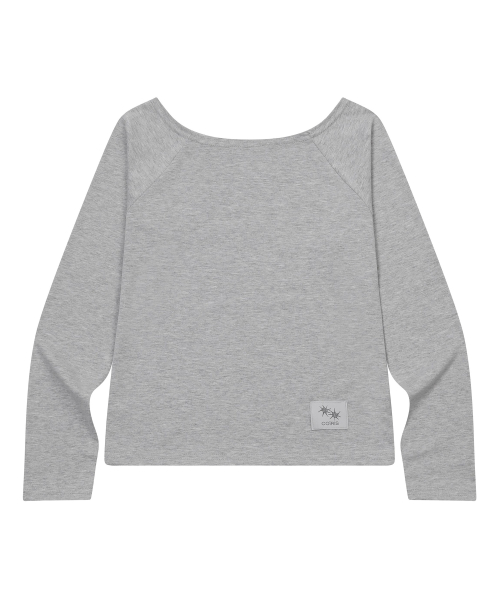 LIV OFF SHOULDER RAGLAN LONG SLEEVE T (3COLOR)