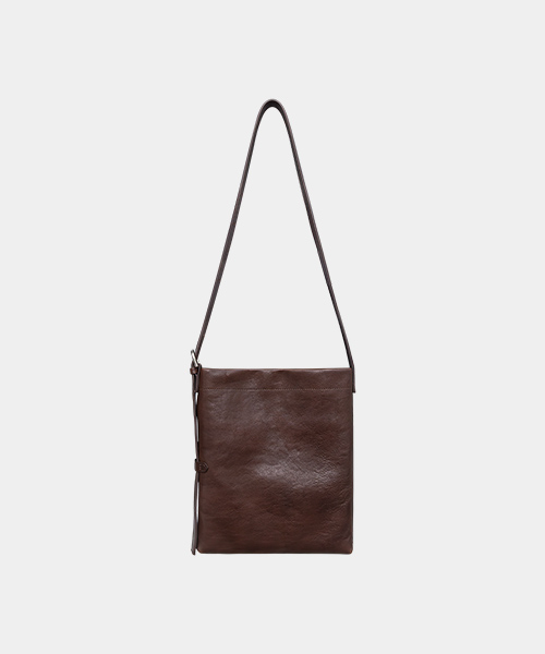 Arden flat bag-deep brown