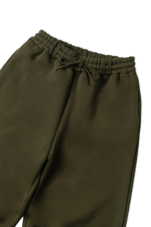 Однотонные спортивные штаны - Khaki Brown