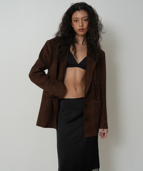 CLASSIC SUEDE JACKET_BROWN