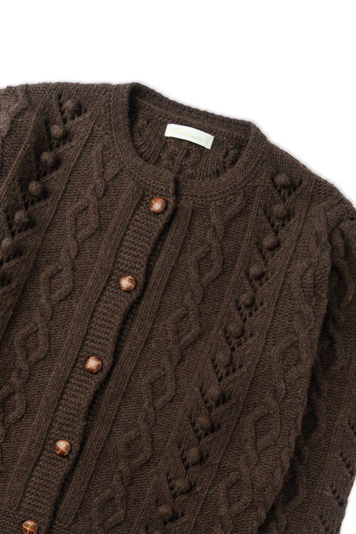 Grandma Foam кардиган — Brown