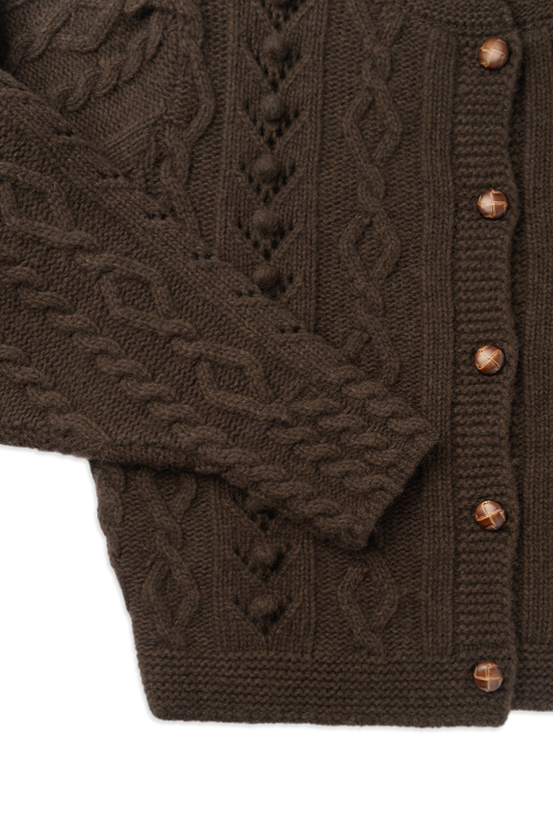 Grandma Foam кардиган — Brown