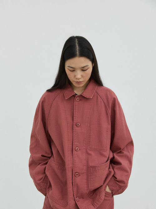 Horizon Raglan Jacket - Brick Red