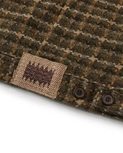 Virgin wool trucker blouson / Olive