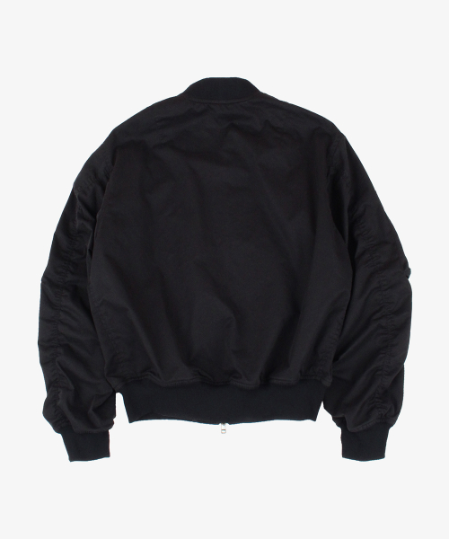 Double zip MA-1 _ Black