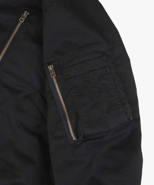 Double zip MA-1 _ Black