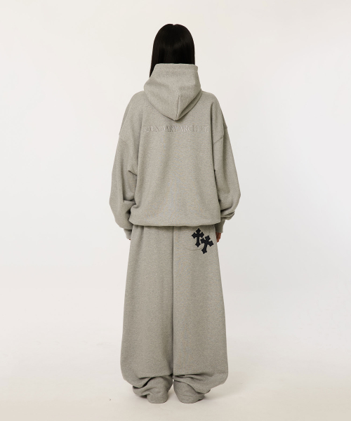Длинные спортивные штаны с нашивкой Twin Cross [Grey]