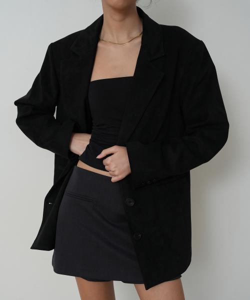 CLASSIC SUEDE JACKET_BLACK