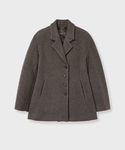 wool blazer coat_brown