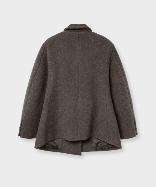 wool blazer coat_brown
