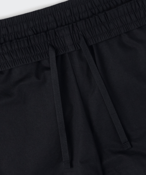 Женские хлопковые шорты на резинке (Black)