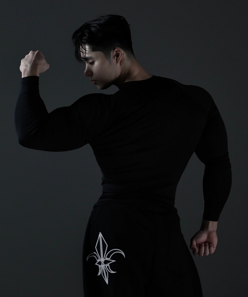 Компрессионный лонгслив Techfit [Black]