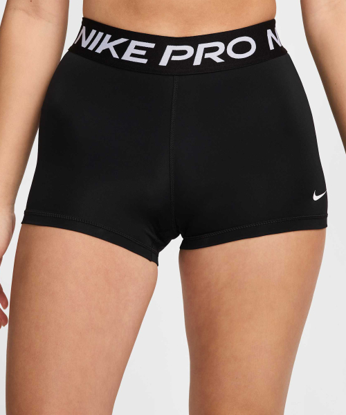 Шорты NIKE Pro 3" W - Black:White / CZ9860-010