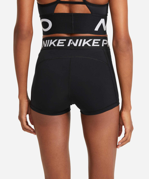Шорты NIKE Pro 3" W - Black:White / CZ9860-010