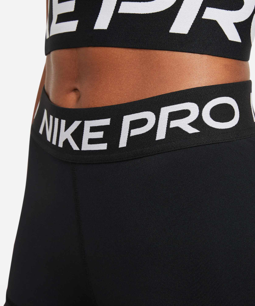 Шорты NIKE Pro 3" W - Black:White / CZ9860-010