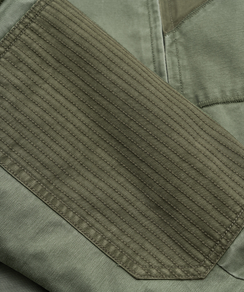 Patchwork Military Jacket_Green