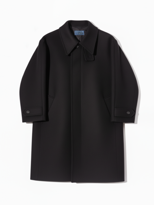 Оверсайз пальто балмакаан макси (Black, Brown)/W254OT03