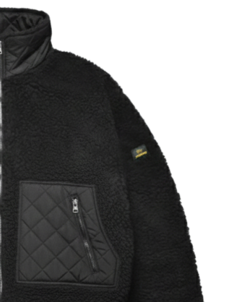 Стеганая куртка-чебурашка ABH358-221 Black