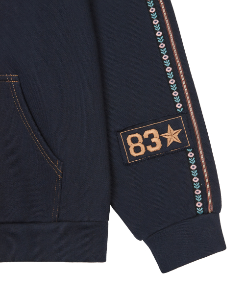 L20 VINTAGE HOOD ZIP-UP(NAVY)