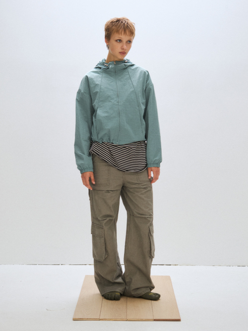 LIGHT WIND SHELL JACKET, MINT FOG