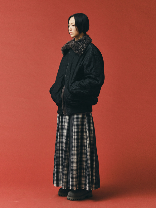 REVERSIBLE SHEARLING FLIGHT JACKET