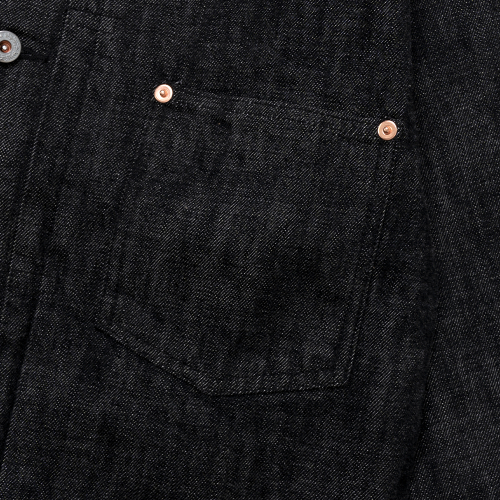 Denim Jacket War Model - Black