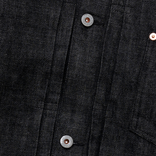 Denim Jacket War Model - Black