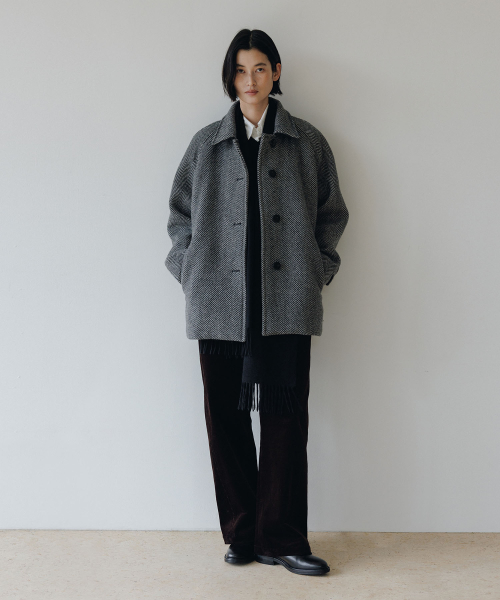 укороченный пальто_SOFT BLACK