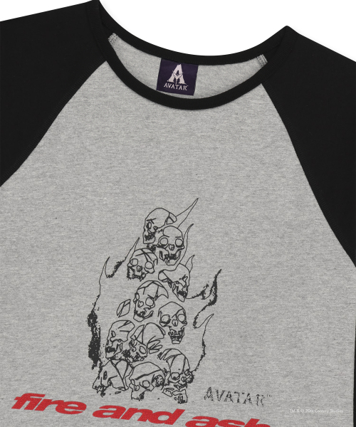 [AVATAR] Raglan LS Tee Heather Grey
