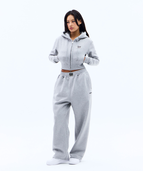 флис укороченный на молнии (GRAY)