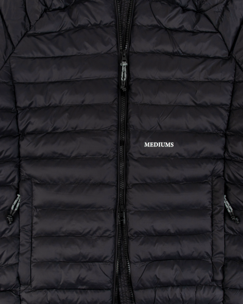 Легкий пуховик Lightweight Two-Way Puffer Jacket - Black