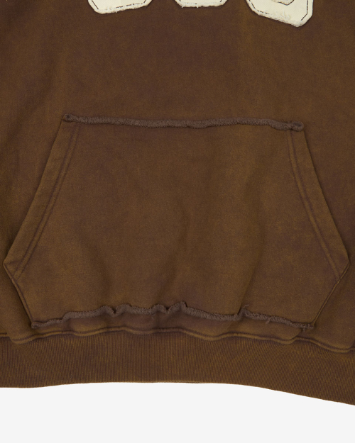 Плотное худи 808 с начесом (Brown)