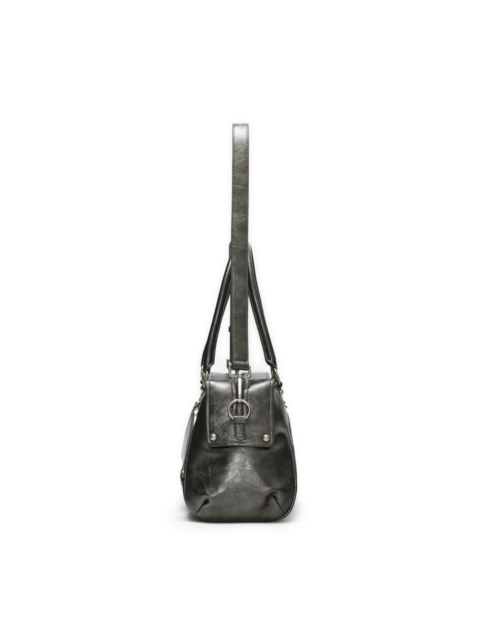MUSINSA | SUNBURNPROJECT Faux Leather M.O.S Bag, METAL