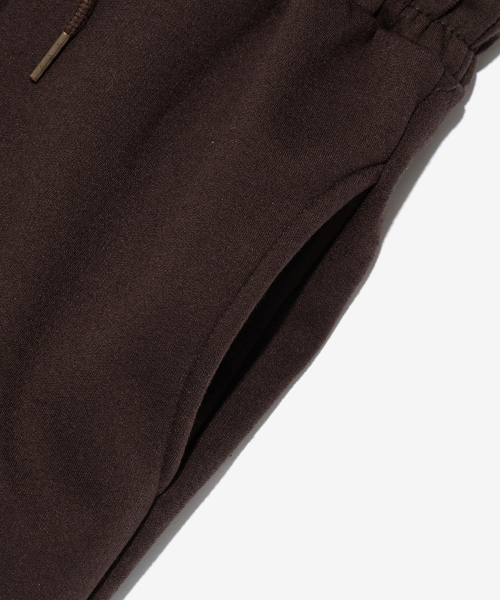 Широкие флисовые треники Strong Wave (Brown)