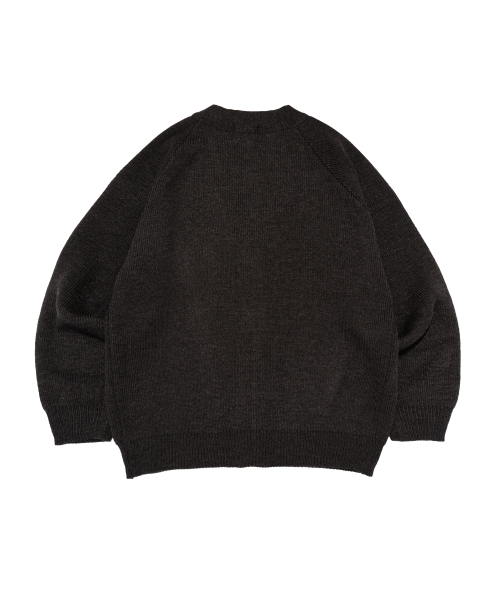 Трикотажный кардиган с V-вырезом Heritage (Charcoal)