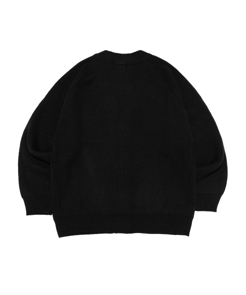 Вязаный кардиган с V-вырезом Heritage (Black)