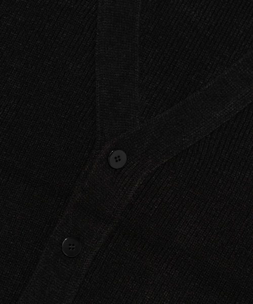Вязаный кардиган с V-вырезом Heritage (Black)